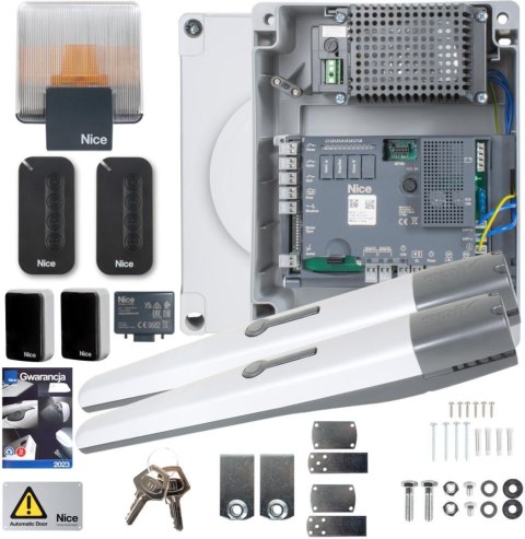 Zestaw NICE TOONA TO4024BDKCE (MyGO) do 6m bram dwuskrzydłowych NICE