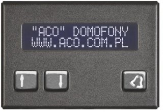 ACO CDN-230E ST Elektroniczny spis lokatorów stal ACO