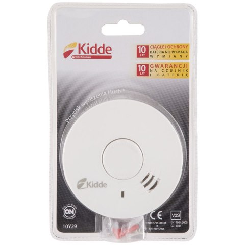 OPTYCZNY CZUJNIK DYMU KIDDE 10Y29 10 lat akumulator KIDDE