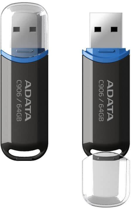 Adata Pendrive C906 32GB USB2.0 czarne ADATA