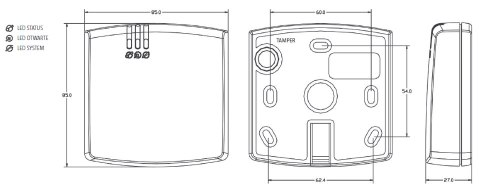 Czytnik zbliżeniowy ROGER PRT66LT ROGER