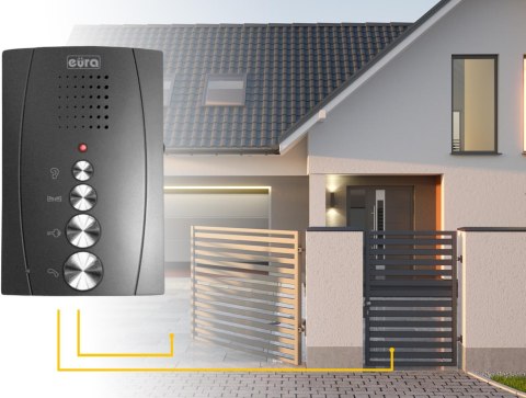 Domofon EURA ADP-12A3 ''INVITO' głośnomówiący, bezsłuchawkowy EURA