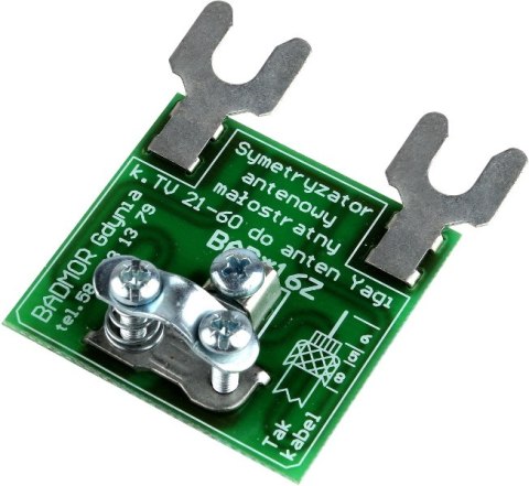Symetryzator antenowy kanały 21-60 (drukowany) BADMOR