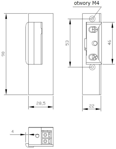 ZACZEP ELEKTRA R3 Z BLOK. PRAWY ELEKTRA-PLUS