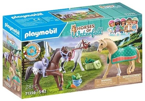 3 KONIE MORGAN QUARTER ANGLOAR PLAYMOBIL