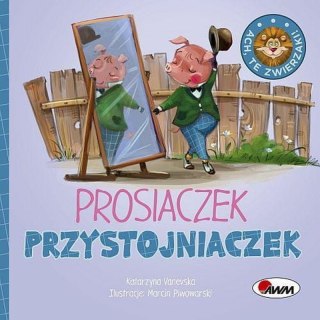 Ach te zwierzaki prosiaczek AWM WYDAWNICTWO AWM WYDAWNICTWO