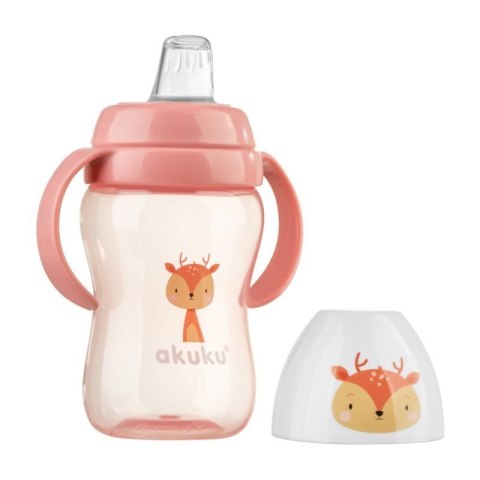 Bidon z miękkim ustni. jelonek AKUKU ALBIS