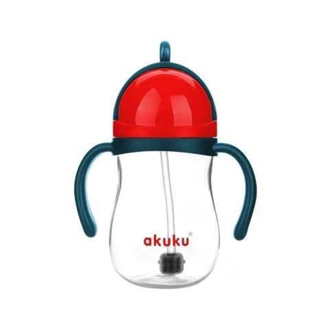 Bidon ze słomką i odważnkiem AKUKU ALBIS