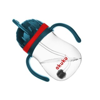Bidon ze słomką i odważnkiem AKUKU ALBIS