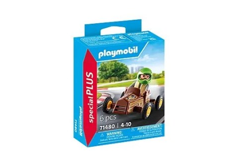 DZIECKO Z GOKARTEM PLAYMOBIL