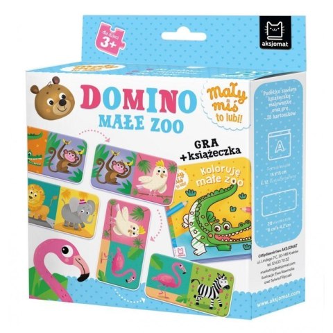 Domino małe zoo gra+książ. AKSJOMAT AKSJOMAT