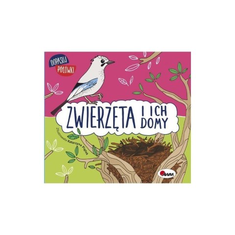 Dopasuj połówki zwierzęta i ic AWM WYDAWNICTWO AWM WYDAWNICTWO