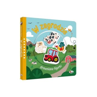 Drewniane figurki w zagrodzie AWM WYDAWNICTWO AWM WYDAWNICTWO