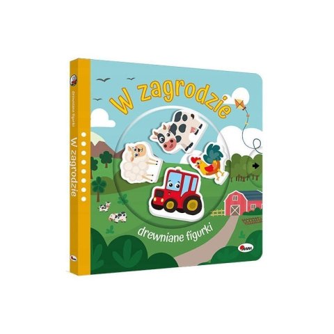 Drewniane figurki w zagrodzie AWM WYDAWNICTWO AWM WYDAWNICTWO