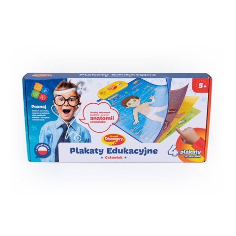 Edukacyjne plakaty człowiek DUMEL DUMEL