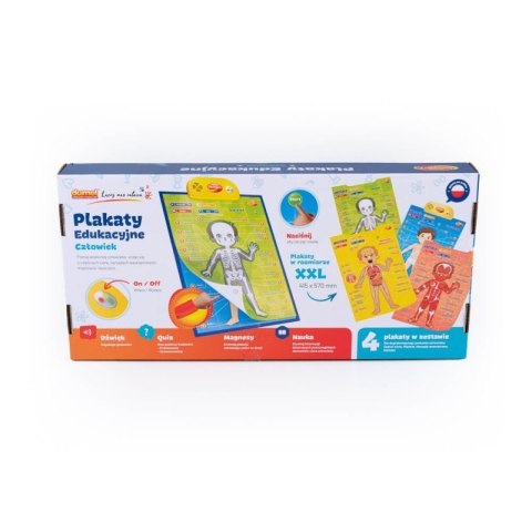 Edukacyjne plakaty człowiek DUMEL DUMEL