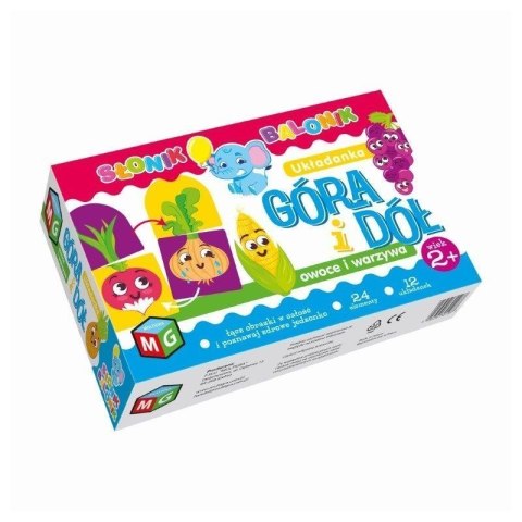 Góra i dół owoce,warzywa-słonik balonik MULTIGRA MULTIGRA