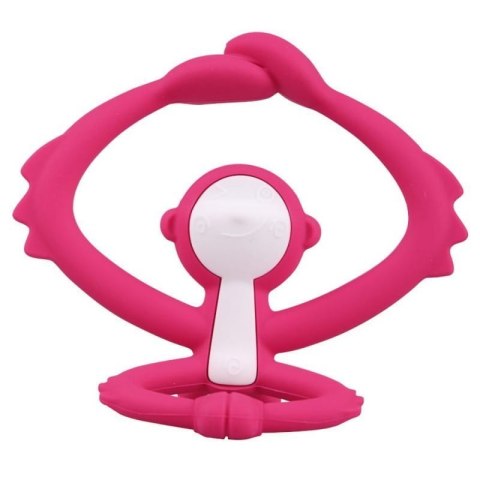 Gryzak małpka dark pink MOMBELLA MOMBELLA