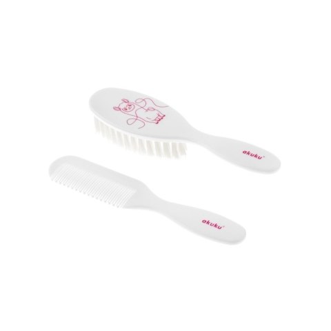 Grzebyk i szczotka do wł. lama AKUKU ALBIS