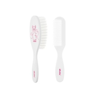 Grzebyk i szczotka do wł. lama AKUKU ALBIS