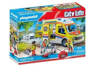 KARETKA POGOTOWIA ŚW. I DŹW. PLAYMOBIL