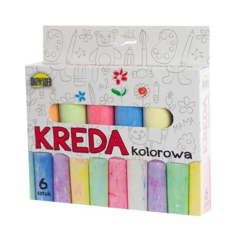 Kreda chodnikowa gruba 6szt. DROMADER DROMADER