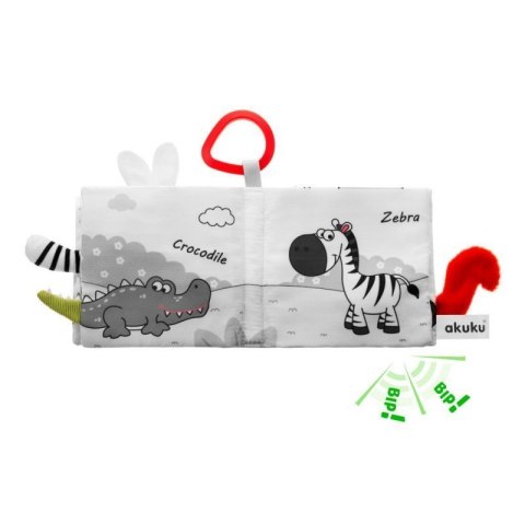 Książeczka sens.animal kingdom AKUKU ALBIS