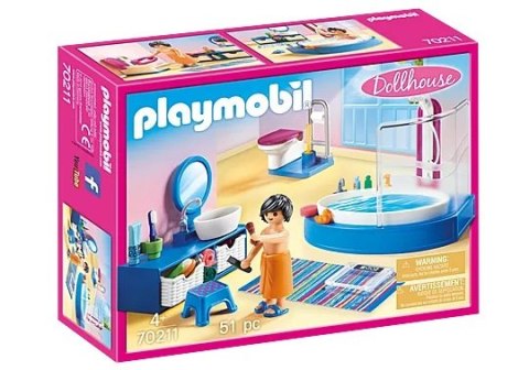 ŁAZIENKA Z WANNĄ PLAYMOBIL