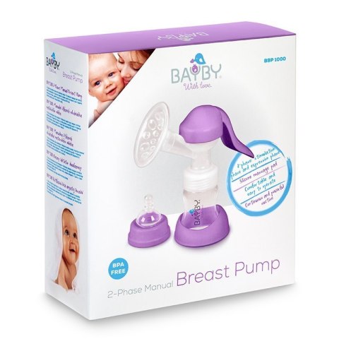 Laktator ręczny dwufazowy bbp 1000 BAYBY BAYBY