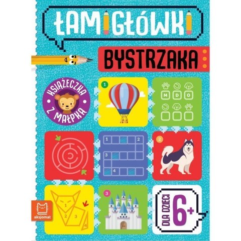 Łamigłówki bystrzaka małpka 6+ AKSJOMAT AKSJOMAT