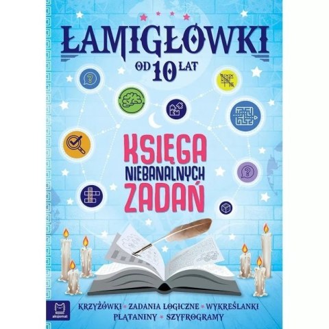 Łamigłówki księga zadań 10+ AKSJOMAT