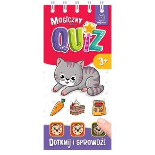 Magiczny quiz z kotkiem 3+ AKSJOMAT AKSJOMAT