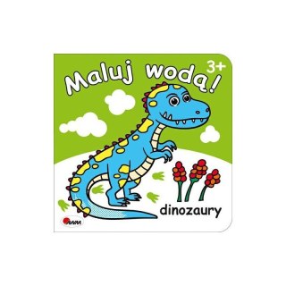 Maluj wodą dinozaury AWM WYDAWNICTWO AWM WYDAWNICTWO