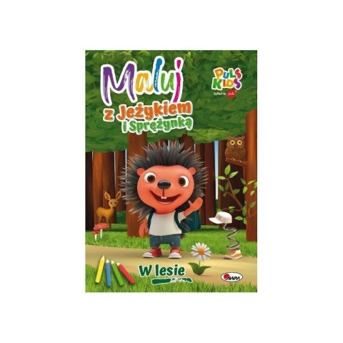 Maluj z jeż. i spręż. w lesie AWM WYDAWNICTWO AWM WYDAWNICTWO