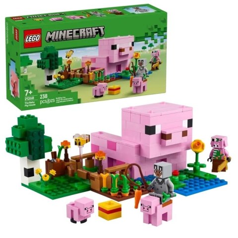 MINECRAFT DOM PROSIACZKA LEGO