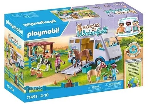 MOBILNA NAUKA JAZDY KONNEJ PLAYMOBIL