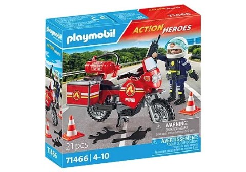 MOTOCYKL STRAŻY POŻARNEJ PLAYMOBIL