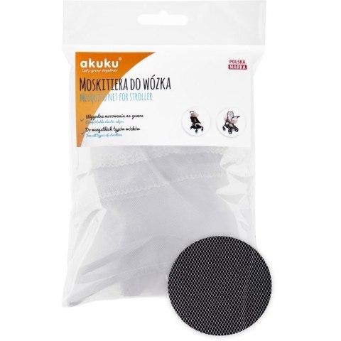 Moskitiera do wózka biała AKUKU ALBIS