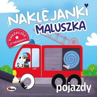 NAKLEJANKI MALUSZKA POJAZDY AWM WYDAWNICTWO