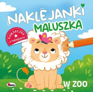 NAKLEJANKI MALUSZKA W ZOO AWM WYDAWNICTWO