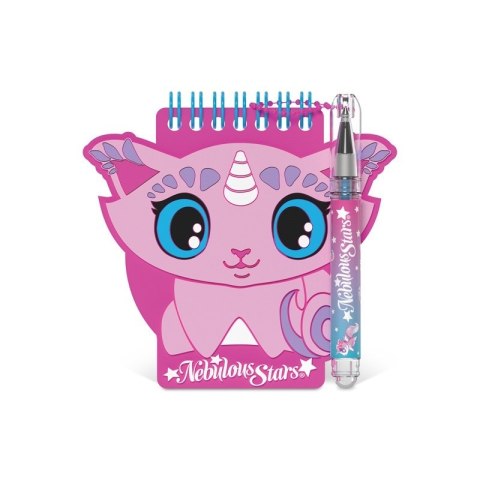 NOTES Z DŁUGOPISEM I NAKLEJKAM NEBULOUS