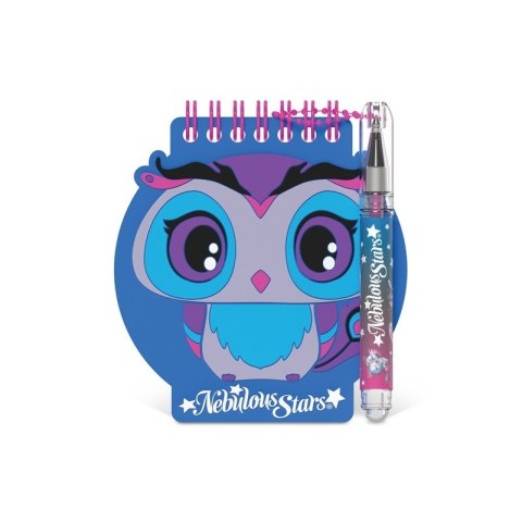 NOTES Z DŁUGOPISEM I NAKLEJKAM NEBULOUS