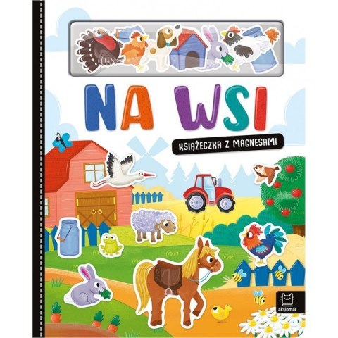 Na wsi książeczka z magnesami AKSJOMAT