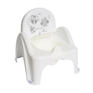 Nocnik-krzesełko sowa poz biał TEGA