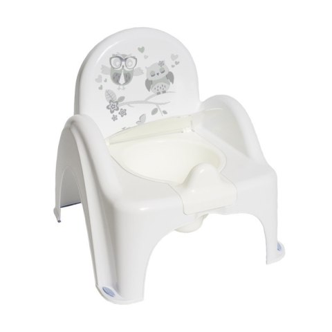 Nocnik-krzesełko sowa poz biał TEGA