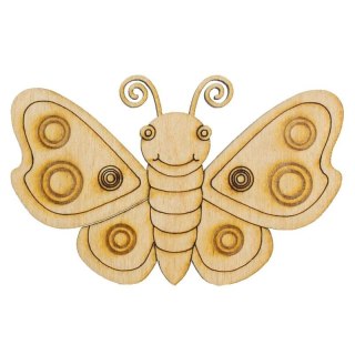 Ozd. drewniana motyl 1 ECODECO ECODECO