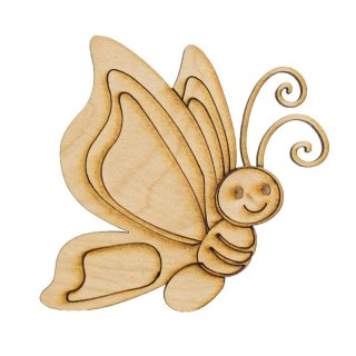 Ozd. drewniana motyl 2 ECODECO ECODECO