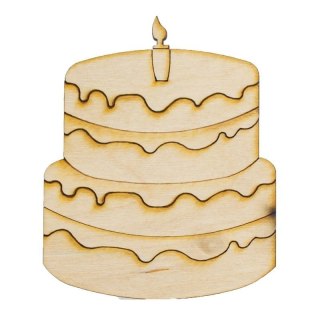 Ozd. drewniana tort ECODECO ECODECO