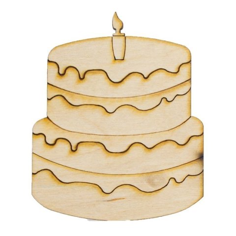 Ozd. drewniana tort ECODECO ECODECO