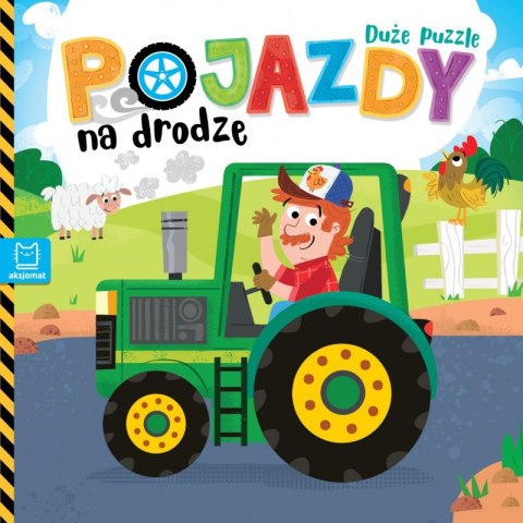 POJAZDY NA DRODZE DUŻE PUZZLE AKSJOMAT